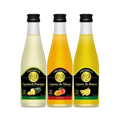 CHOGASUN of Real Fruits is The True Liqueur.  Challenging the world record with coecentration rate of Mango, Banana & pineapple juice.